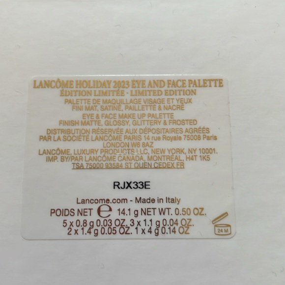 Lancôme Holiday 2023 Eye and Face Palette (New/Unused) - Picture 3 of 6